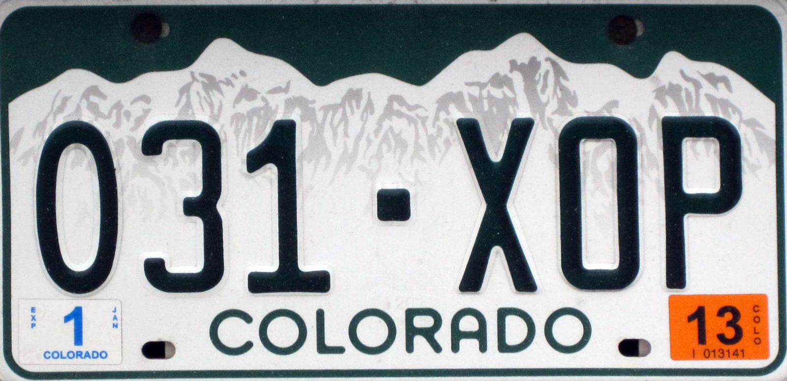 License plate o or 0 florida